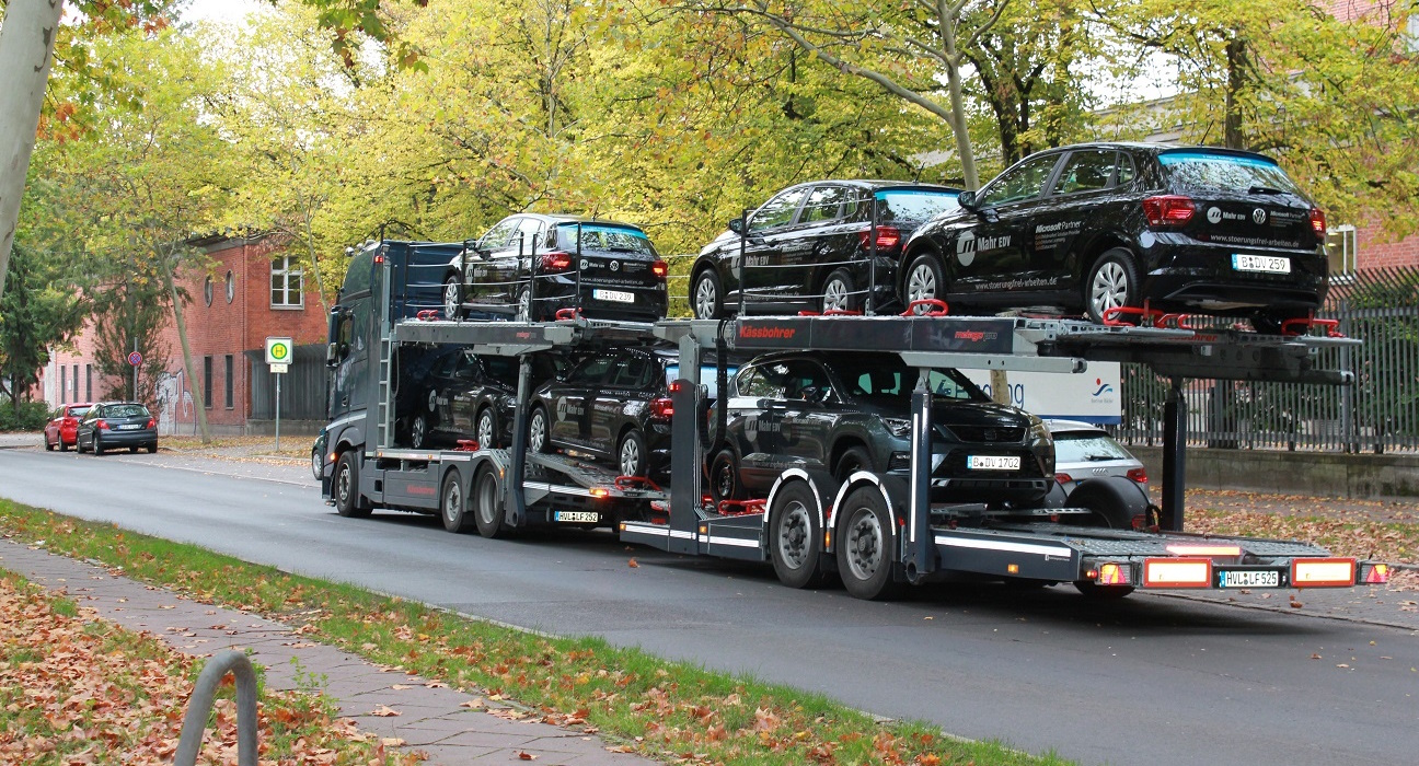 Dienstwagen Anlieferung