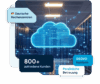 Visualisierung einer Cloud die in einem Serverraum schwebt