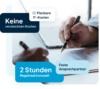 Nahaufnahme von zwei Händen beim Unterzeichnen eines IT Wartungsvertrags