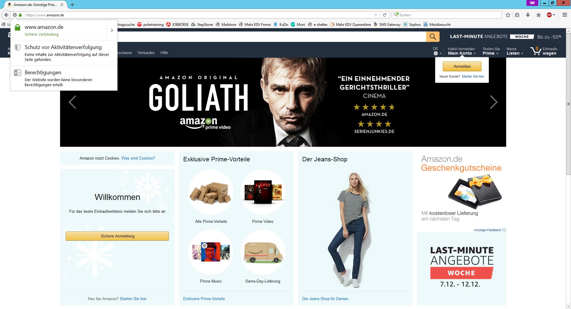 Gefälschte Amazon Emails