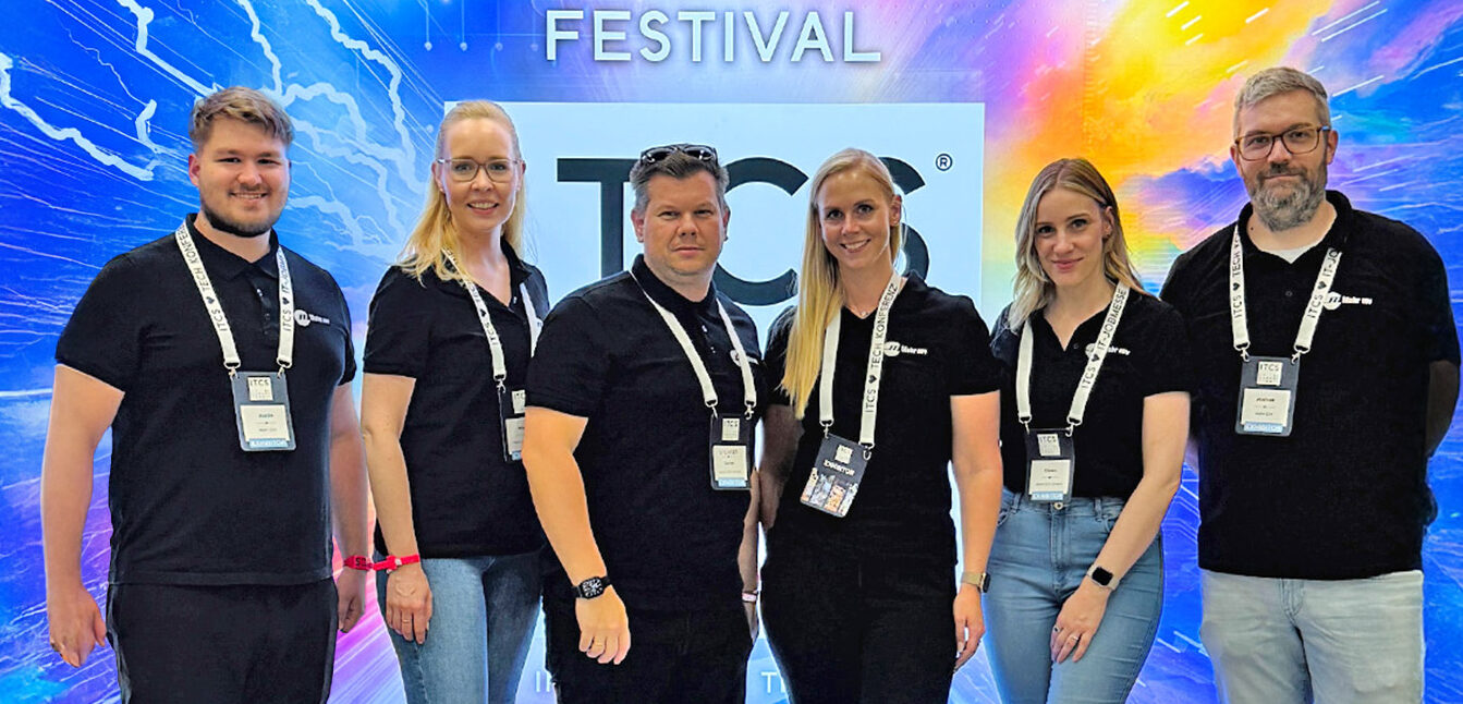 Teamfoto Mahr EDV auf der Messe